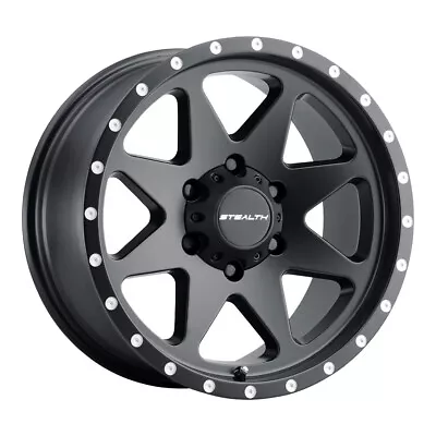 U.S. WHEEL Aluminum Stealth (Series 770) 17X8.5 5X139.7 ET0 Black (Qty Of 1) • $248.38