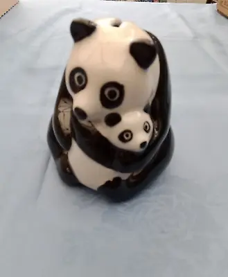 Wade Mother & Baby Panda Bear Money Box. Natwest  Stopper • £15