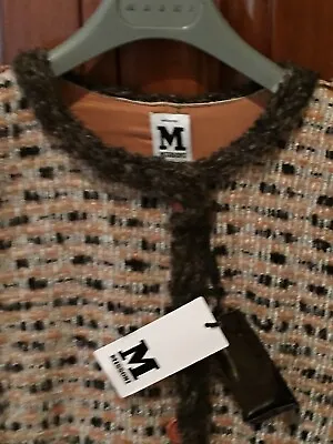 $599 • Buy Brand New Missoni Long Tweed Vest Jilet Coat Jacket Size 46 Us 10