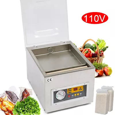 Digital Vacuum Packing/Sealing Machine Sealer Packaging Industrial Chamber 110v • $259.36