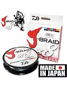 Daiwa J Braid X8 100lb 300 M Multi-coloured Braided Fishing Line • $54.95