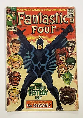 Fantastic Four #46. Jan 1966. Marvel. G/vg. Inhumans! 1st App Of Black Bolt! • $248.67