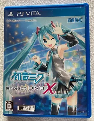 PS Vita Hatsune Miku Project Diva X Sony PlayStation Vita Japanese Games • $25