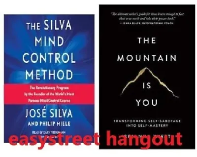 Silva Mind Control And Mountain Is You In Combo English Paperback • $23.65