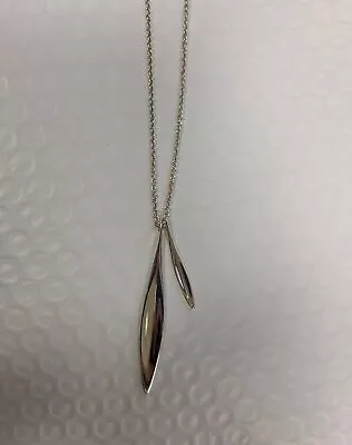 BRAND NEW Ed Levin Designer SS Willow Pendant Necklace PE89012 • $200