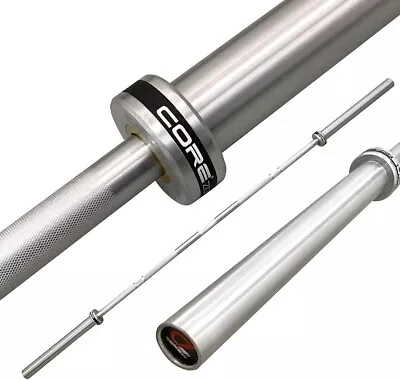 20kg Olympic Barbell 7ft Long - 2  Diameter Chrome Weight Lifting Bar For Weight • £89