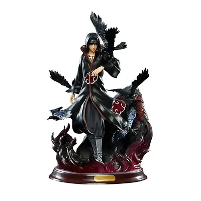 $49.99 • Buy Naruto Shippuden Itachi Uchiha And Crows Akatsuki PVC Decorative Statue 10  In