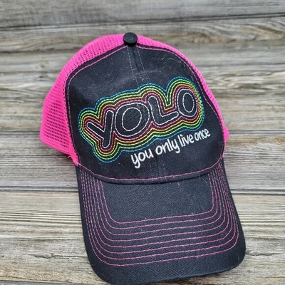 $10 • Buy Yolo You Only Live Once Snap Back Hat