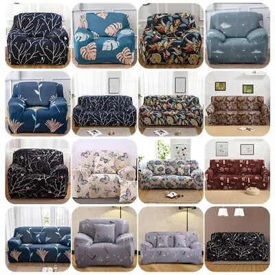 1 2 3 4 Seater Stretch Sofa Cover Couch Lounge Recliner Slipcover Protector • $19.85