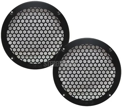 Pair Ds18 Pro-grill6ms/bk 6.5  Metal Mesh Honeycomb Car Speaker Sub Grills Black • $23.18