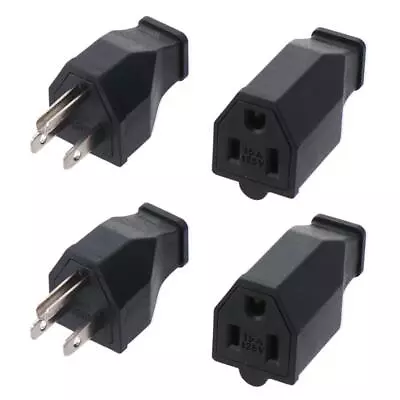 Male And Female Extension Cord Ends Grounding Plug  Most Home Daily Uses • $10.90