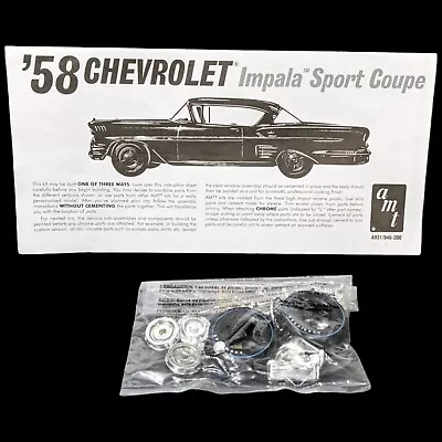 Model Car Parts 55 Chevy Chevrolet Impala Sport Coupe For Kit A931 AMT Revell • $17