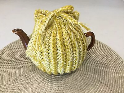 EXTRA THICK Tea Pot Cosy Hand Crochet….So Easy To Top Up With More Hot Water • $18