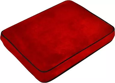 Memory Foam Contour Support Cushion Pillow. For Home Travel Or Camping Red  • £13.62