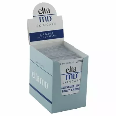 EltaMD Moisture-Rich Body Creme - 40 Ct. Packettes =2.8 Oz- Brand New! Fresh! • $14.95