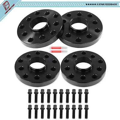 (4) 20mm 5X100 & 5x112 Hubcentric Wheel Spacers 14x1.5 For Volkswagen Audi TT • $60.41