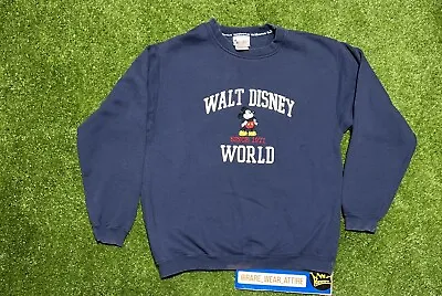 Vintage Walt Disney World Mickey Minnie Sweater Goofy Pluto M 7289 • $10