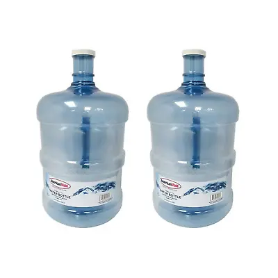 (2 Pack) Large Reusable 3 Gallon Water Bottle Jug Container BPA Free Home Office • $28.99