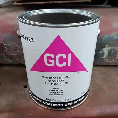 Gillespie Military Paint 24087 1 Gallon. 1950-1970s OD M38 M38A1 M37 M715 M170. • $58