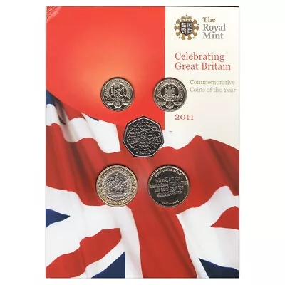 2011 Celebrating GB Coin Set - BU In Folder - Limited Edition • £87.99