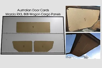 Tailgate & Side Cargo Panels Fits Mazda RX3 808 Wagon Quality Masonite X3 • $99