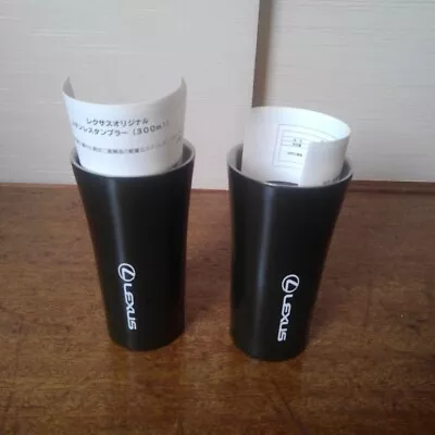 Lexus Pair Stainless Tumbler Novelty Promotional Coffee Tea Cup Unused  No Box • $120