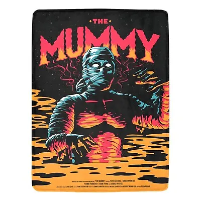 Retro The Mummy Monster Movie Ultra-Soft Micro Fleece Blanket • $62.99