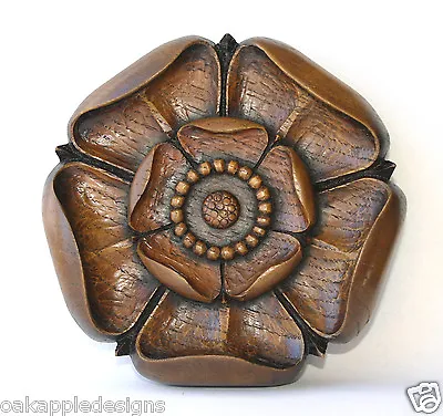 Yorkshire Rose Unique Carving Tudor Ornament York Gift • £16.50