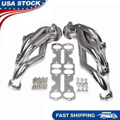 Stainless Steel Headers Truck For Chevy / GMC 1988-1997 5.0L 5.7L 305 350 Engine • $149.99