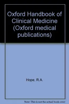 $7.99 • Buy Oxford Handbook Of Clinical Medicine (Oxford Me... By Longmore, Murray Paperback