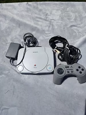 Sony Playstation 1 PS One PS1 Mini Slim Console With Controller  • $40