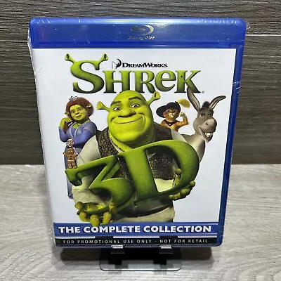 NEW - Dreamworks Shrek The Complete 4 Movie Collection In 3D Blu-Ray Rare Promo • $19.95