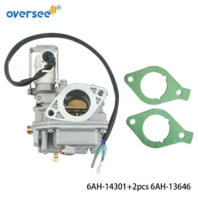 Carburetor Assy 6AH-14301-20 &Gasket For 4 Stroke 15 20HP YAMAHA PARSUN Outboard • $76.78