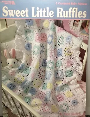 Sweet Little Ruffles Crochet Pattern Leaflet ~ 6 Baby Afghan Designs • $5.95