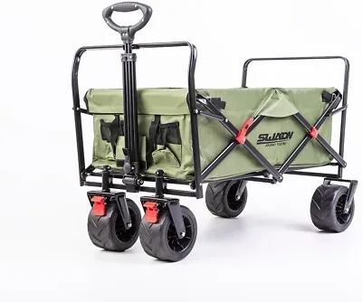 Heavy Duty Folding Cart Trolley Collapsible Wagon For Outdoor Utility Beach C... • $215.49