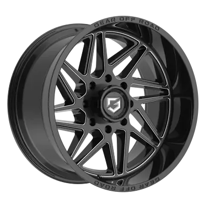 Gear Off-Road 18x9 Wheel Gloss Black Milled 761BM Ratio 5x4.5/5x5 +10mm Rim • $235.99