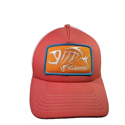 G Loomis Fishing Trucker Snapback Hat Ball Cap Patch Mesh Salmon • $19.74