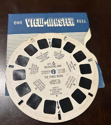 1946 View-Master Reel Goldilocks And The Three Bears FT6 Sawyers RARE • $8.95