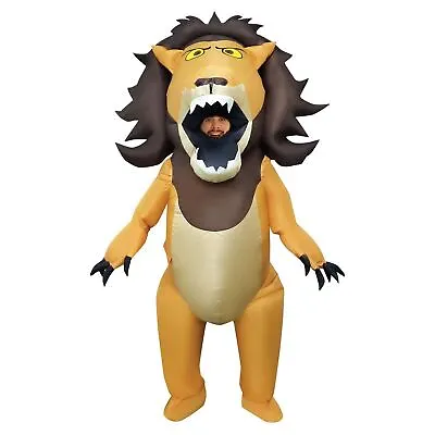 £53.99 • Buy Giant Big Mouth Lion Inflatable Costume Adult Blow Up Fancy Dress Stag Party