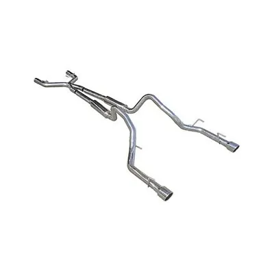 Pypes SFM69 Mid Muffler Cat Back Exhaust System 2005-2010 Ford Mustang V6 • $661.75