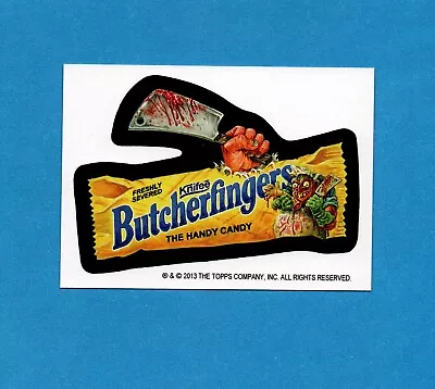 Butcherfinger WACKY HALLOWEEN Packages Trading Card 2013 Artists Bio SMOKIN' JOE • $24.95