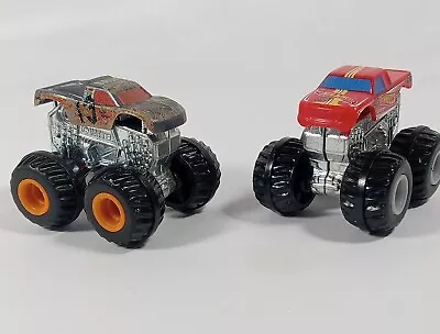 Hot Wheels  Lot Of 2 Mighty Mini Monster Jam Trucks  Baja Buster • $4