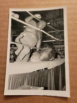 ABDULLAH The BUTCHER ORIGINAL VINTAGE WRESTLING PHOTO WWF WWE WCW ECW • $23.96