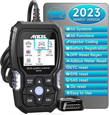 BZ700 OBD2 Scanner Car Full System ABS SRS Reset Fit For BENZ Vehicle Scan Tool • $89