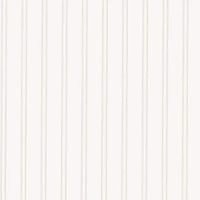 $34.15 • Buy 56 Sq. Ft. 1 Double Roll Beadboard White Textured Paintable Wallpaper Decor New