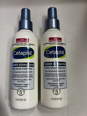 Cetaphil Sheer Hydration Fragrance Free Body Spray Moisturizer-7oz. 2 Bottles  • $17.99