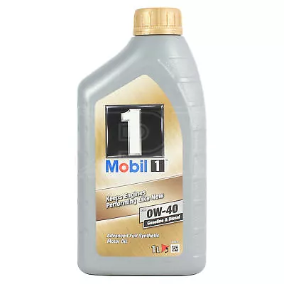 £15.50 • Buy Mobil 1 FS 0W-40 0W40 Advanced Fully Synthetic Multigrade Engine Oil 1 Litre 1L