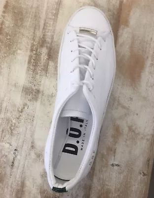 $95 • Buy DEPARTMENT OF FINERY (DOF) Belmont White Leather Sneakers