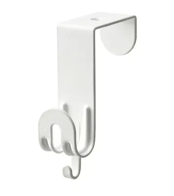 NEW IKEA  X 2 Sekiner Over Door Hooks White • £5