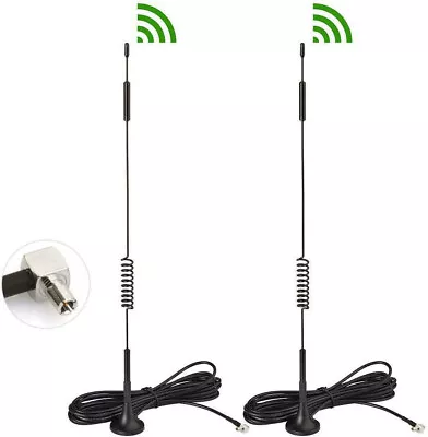 2Pack 4G LTE 7dBi Magnetic MIMO TS9 Antenna For Verizon USB Modem Dongle Adapter • $18.99